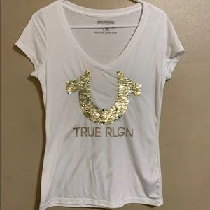 True Religion v neck top